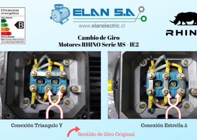 Cambio de Giro en Motores Trifásicos