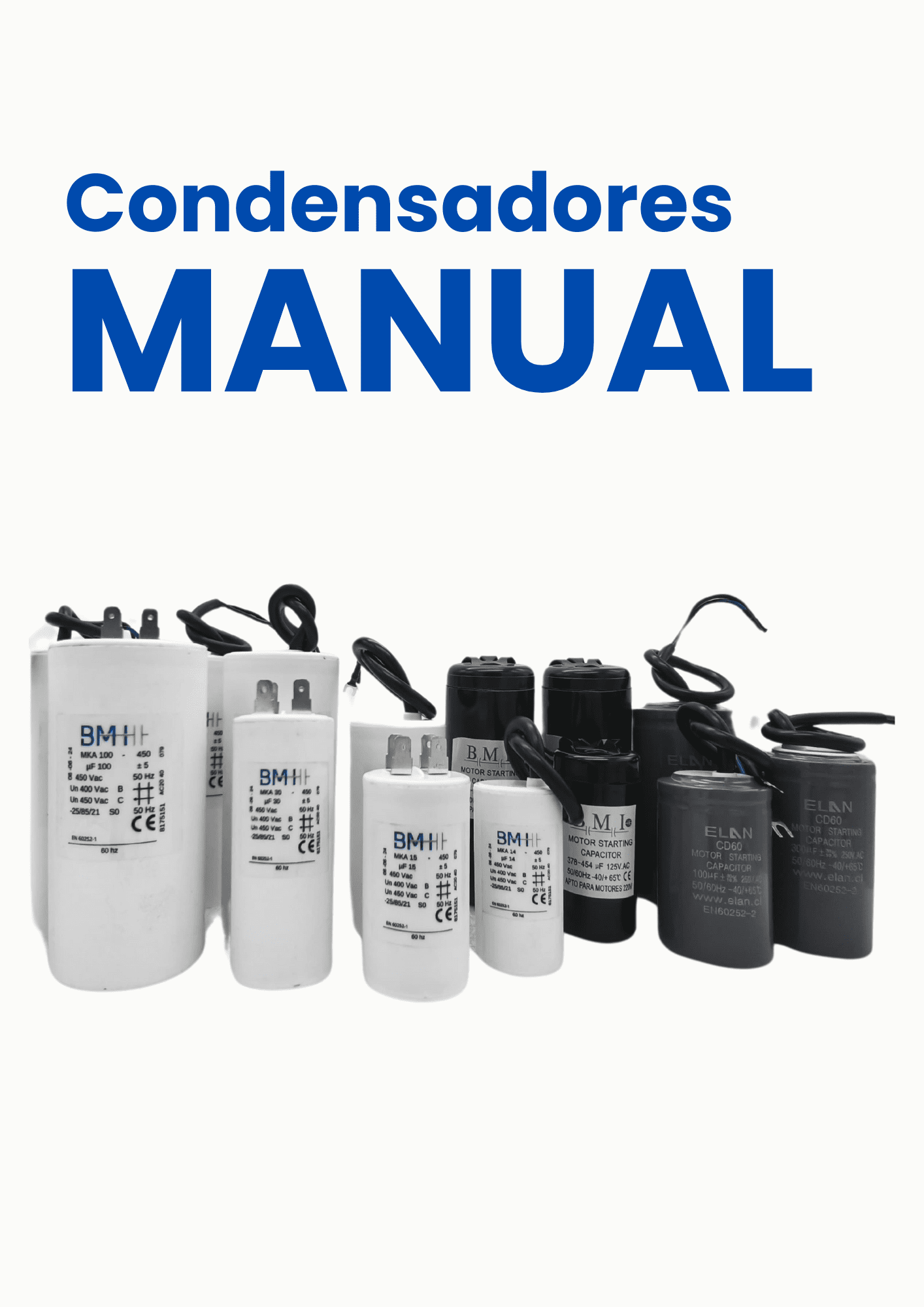 Manual condensadores